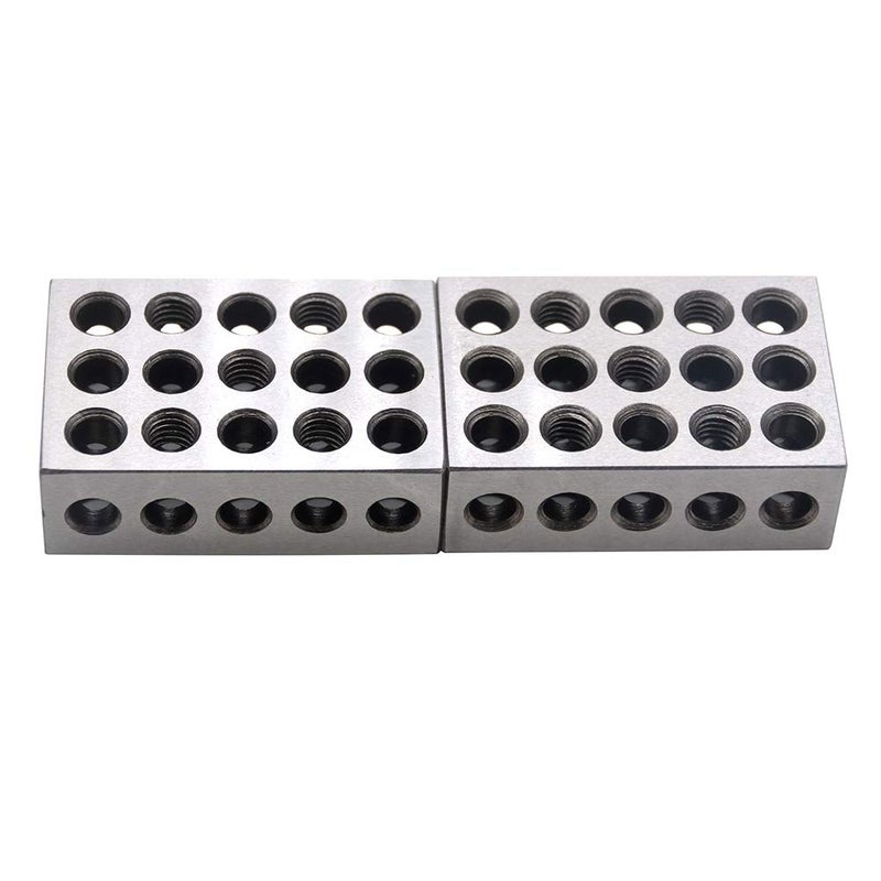Oudtinx 1-2-3 Blocks Matched Pair Hardened Steel 23 Holes (1"x2"x3") Set Precision Machinist Milling - Image 5